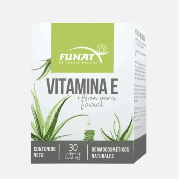 Vitamina E + Aloe vera, hidratante rostro