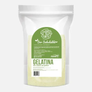 Gelatina sin sabor en polvo