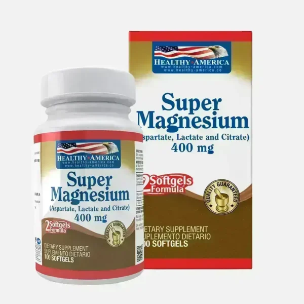 Magnesio Super Magnesium (Aspartate, Lactate and Citrate) 400mg