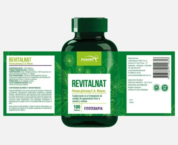 Ginseng Revitalnat panax ginseng